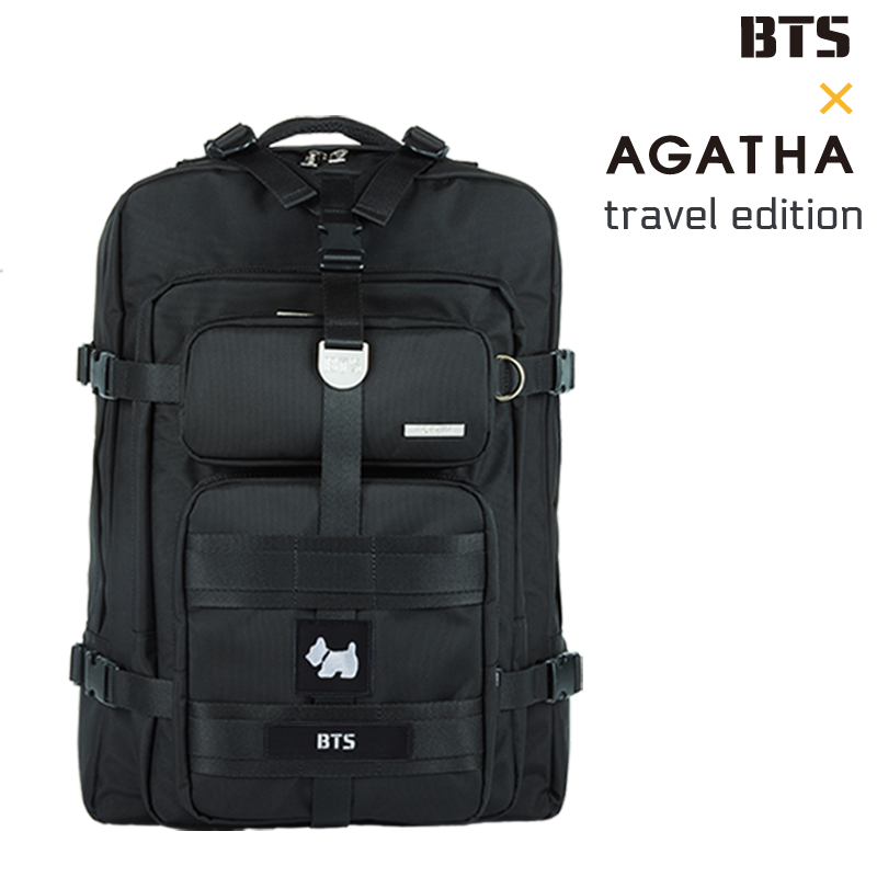 BTS백팩블랙20L (BTS & AGATA)